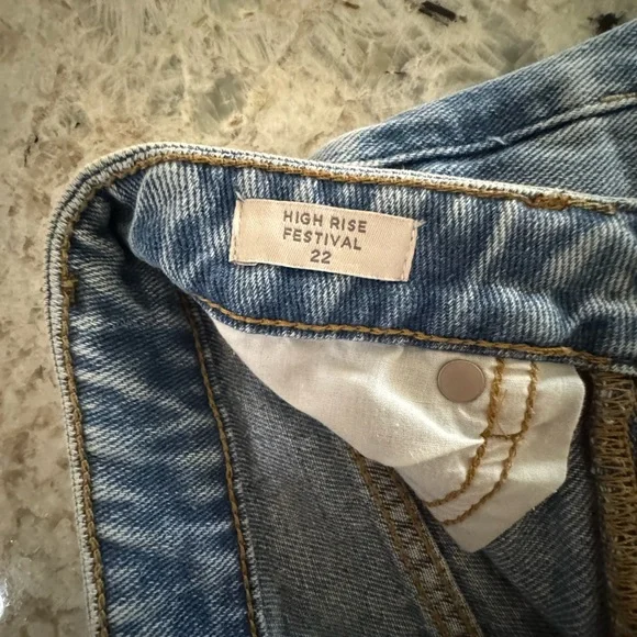 PacSun Light Blue Jean Shorts - Picture 4 of 4